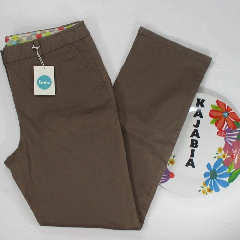 BODEN Straight Leg Dress Pants NWT Size 10